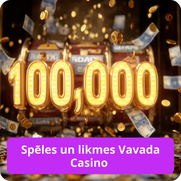 Spēles un likmes Vavada Casino